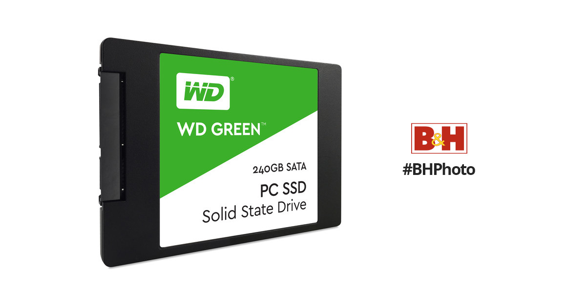 WD 240GB Green SATA III Internal SSD WDS240G1G0A B&H Photo