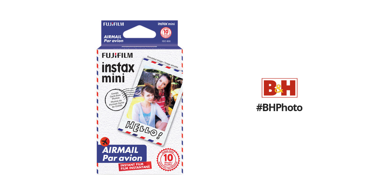Fuji INSTAX mini Airmail Instant Film 04/2020 