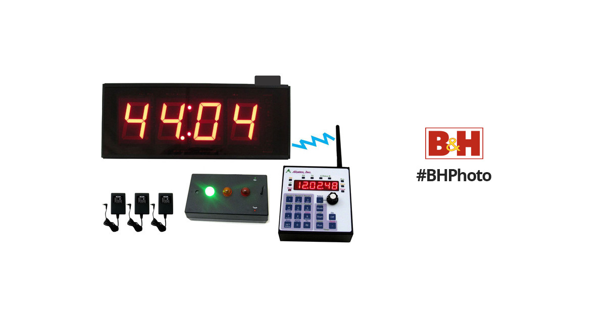 alzatex Wireless Presentation Timer System with Large LED