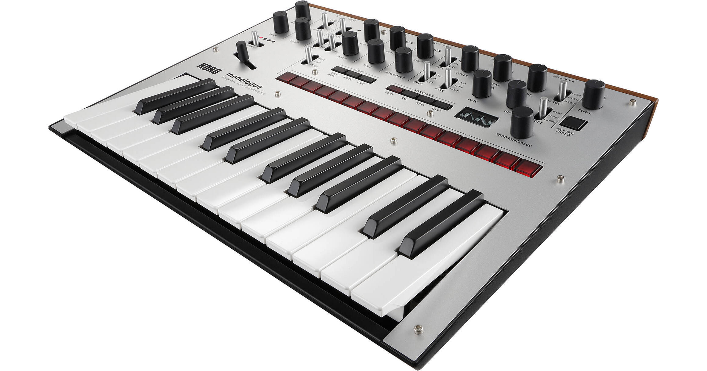 Korg Monologue Monophonic Analog Synthesizer (Silver)