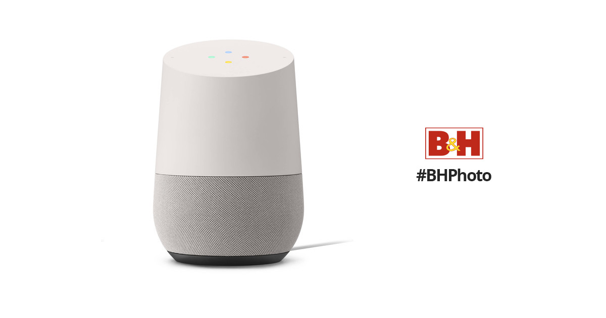 Google Home Smart Speaker with Google Assistant White/Slate GA3A00417A14 