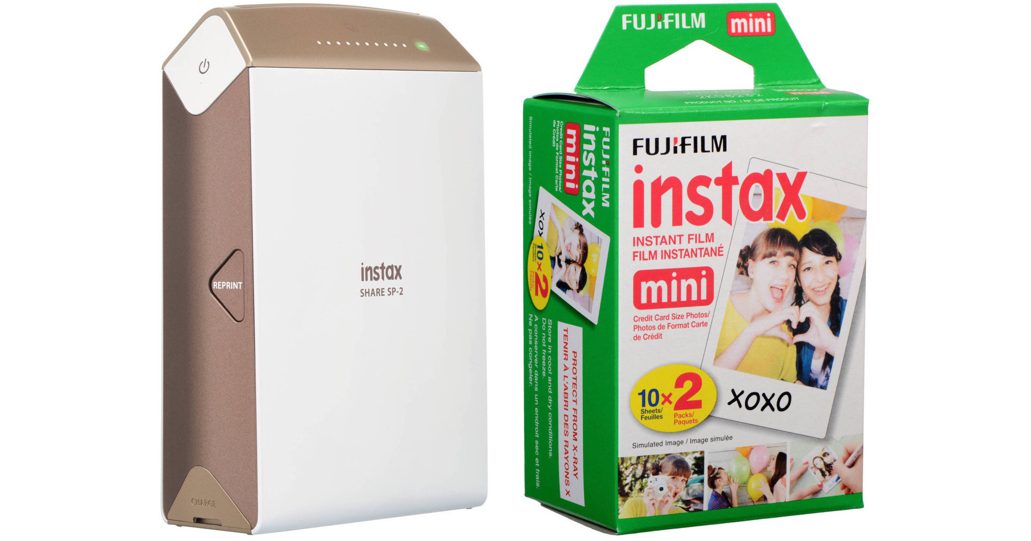 FUJIFILM INSTAX SHARE Smartphone Printer SP2 with Instant Film