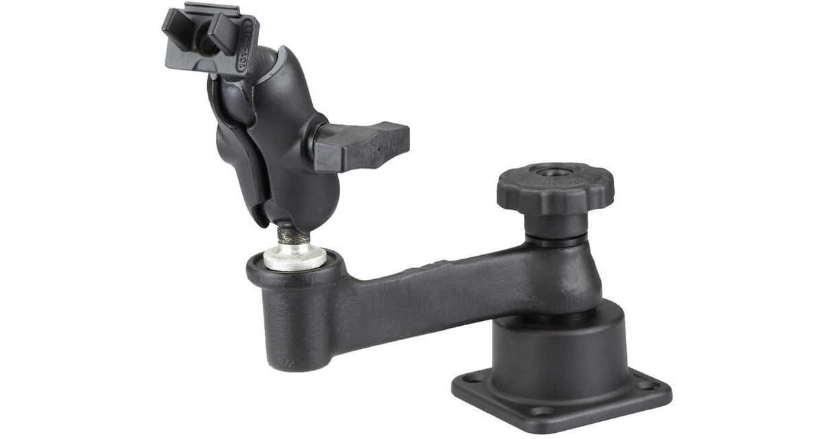 RAM-109H-2B-B-LO11 RAM Horizontal Swing Arm Mount for Lowrance