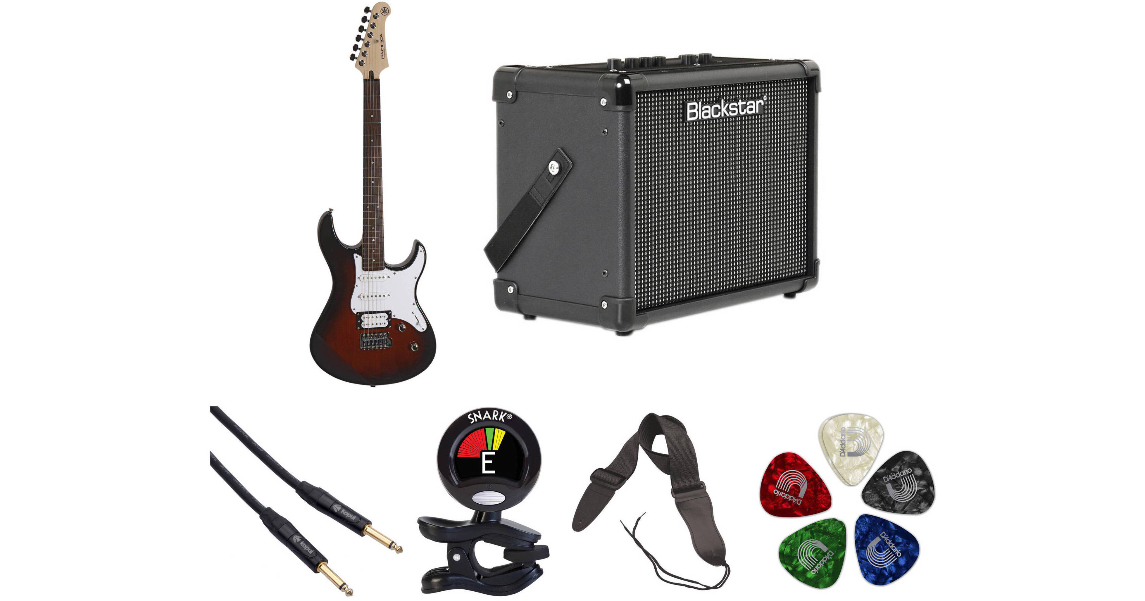 Yamaha PAC112V Electric Guitar Starter Kit (Old Violin Sunburst)