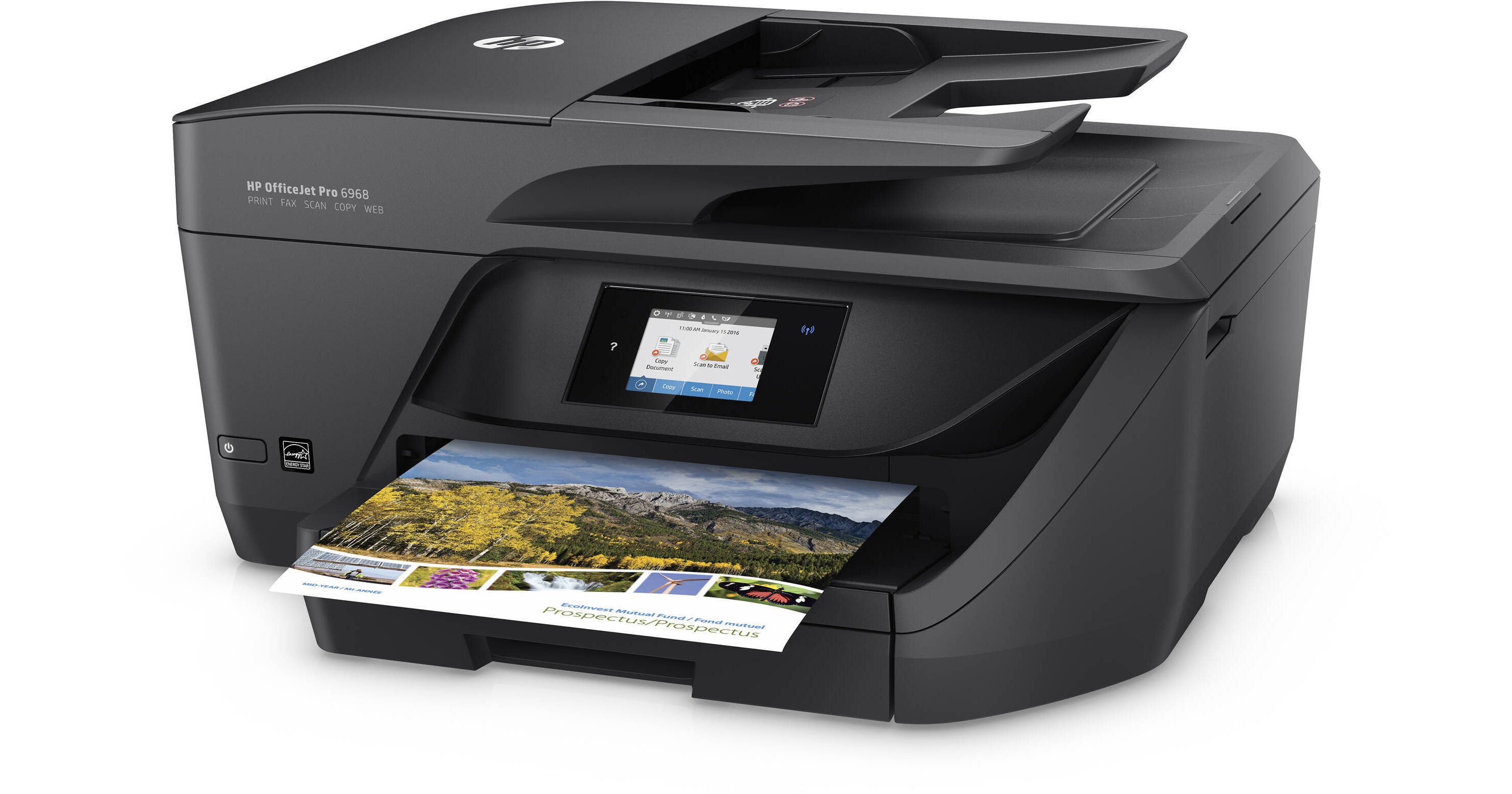 HP OfficeJet Pro 6968 All-in-One Inkjet Printer T0F28A#B1H B&H