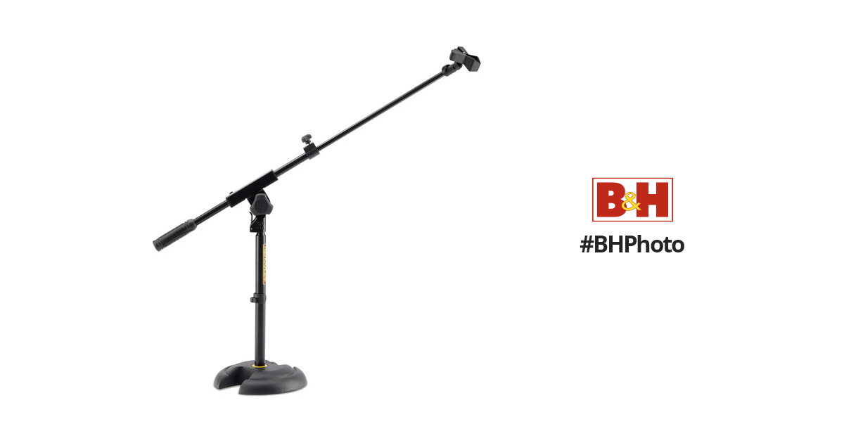 HERCULES Stands H-Base Microphone Stand with Telescopic MS120B