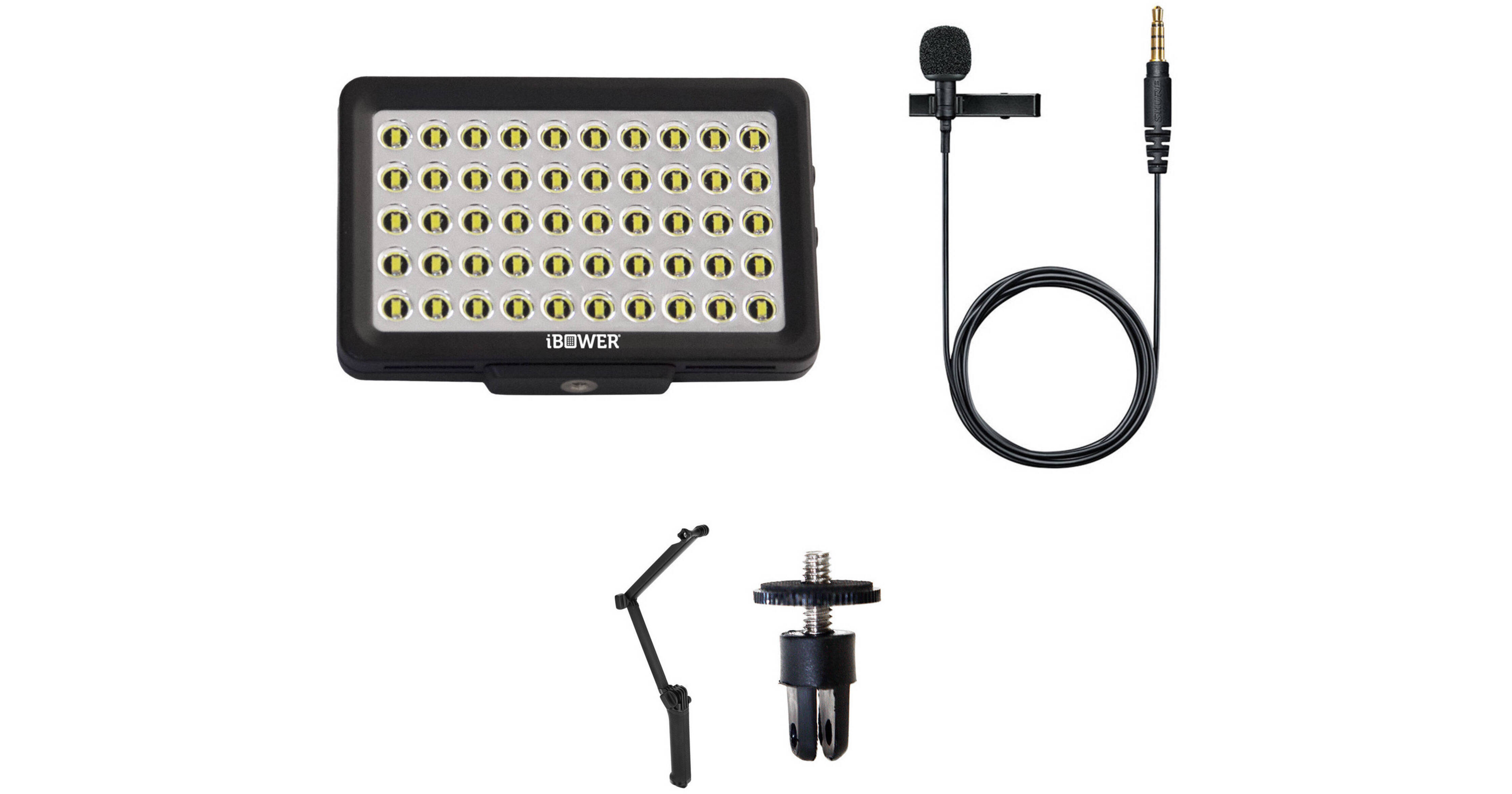 Bower Smartphone LED Video Light with Videography Kit B&H Photo
