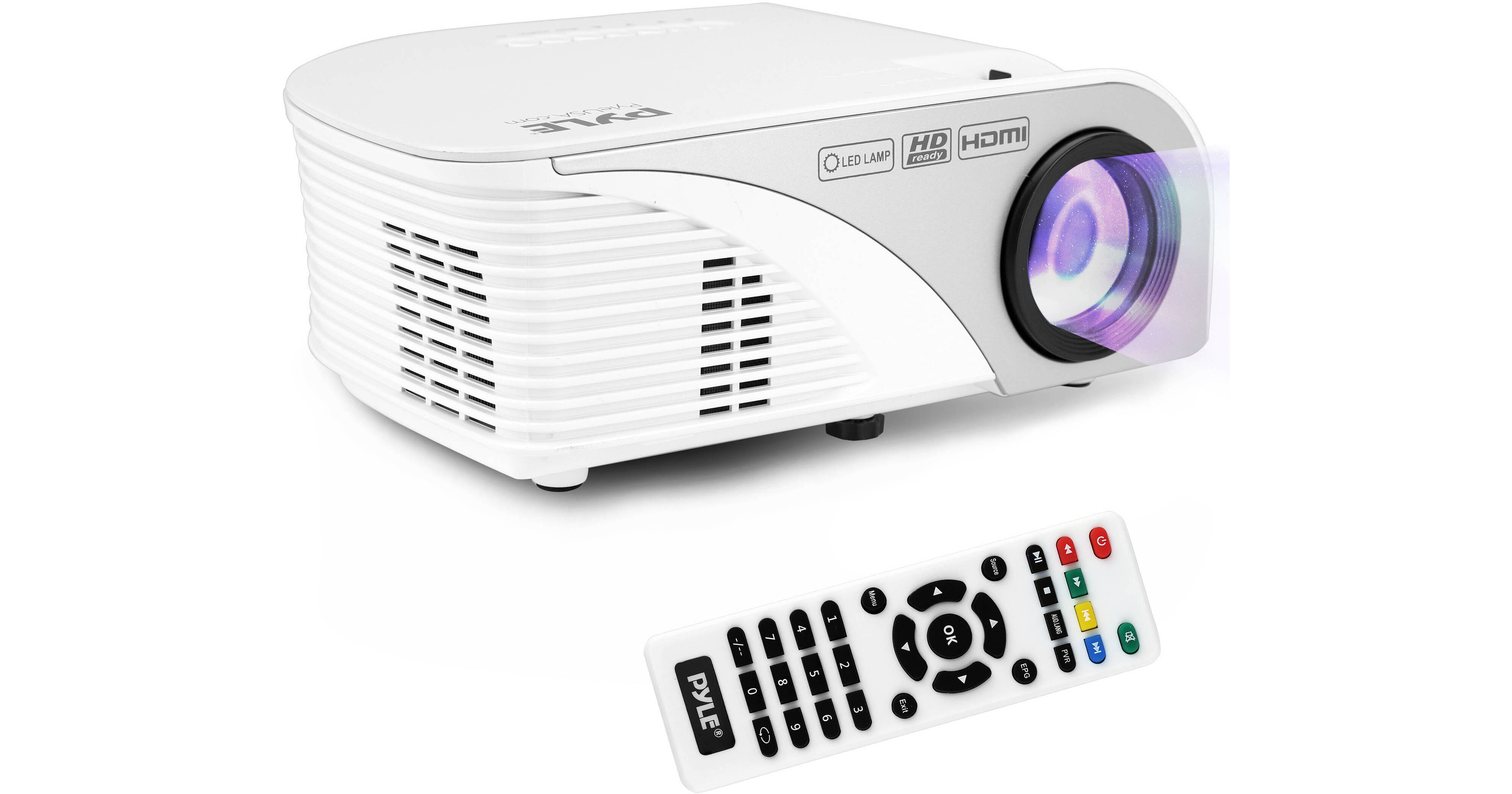 Pyle Pro PRJG95 1200-Lumen WVGA LCD Projector PRJG95 B&H Photo