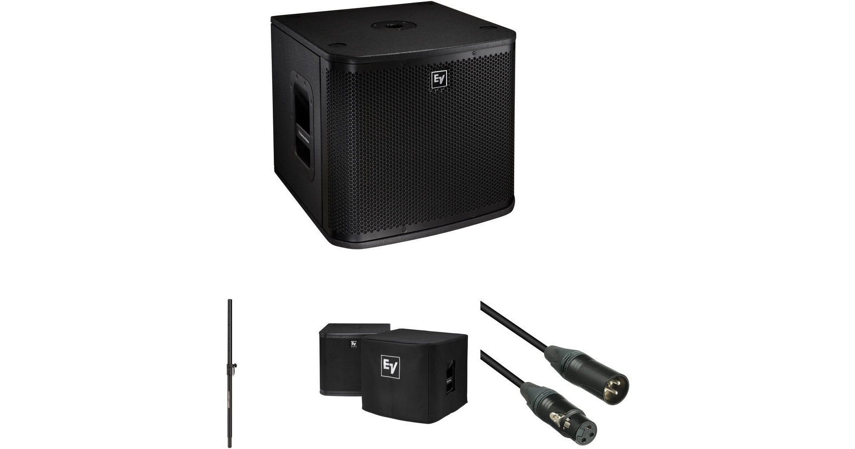 ElectroVoice XA1Sub 12" Subwoofer Kit with Speaker Pole,