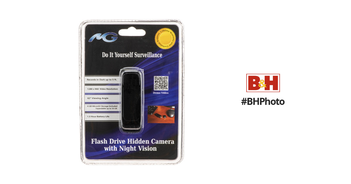 USB Flash Drive Hidden Camera with Night Vision CAMSTICKNV - The