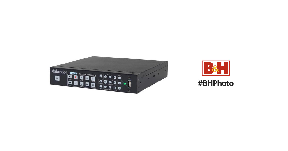 Datavideo HDR-1 Standalone H.264 Recorder and Player HDR-1 B&H