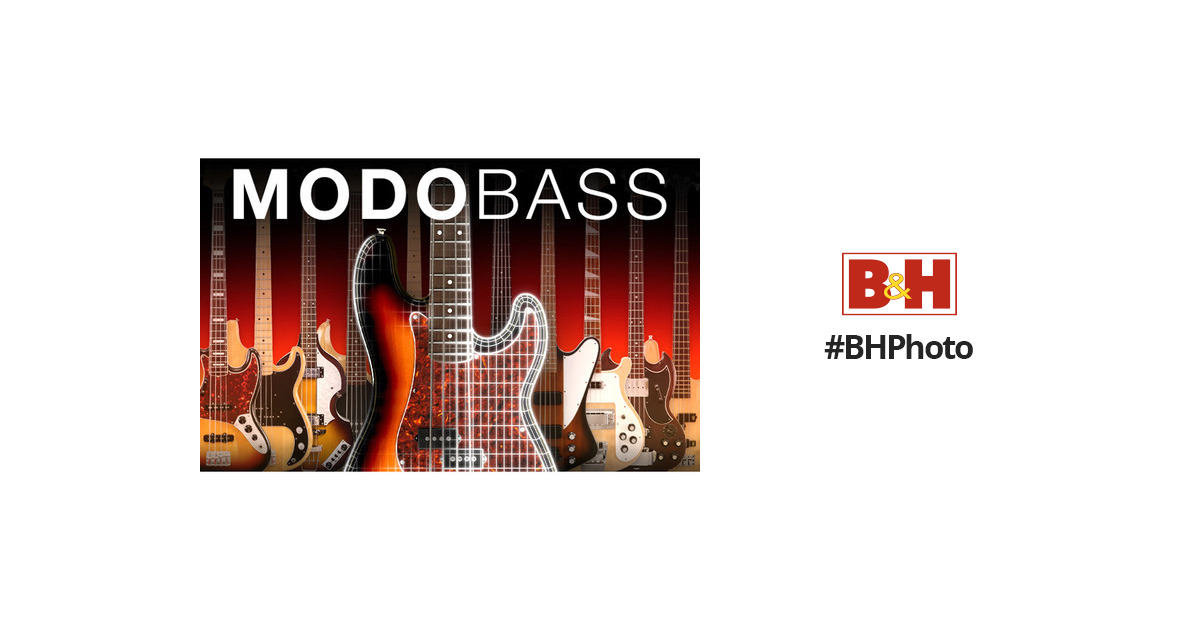 IK Multimedia MODO BASS - Electric Bass Virtual Instrument (Full Version,  Download)