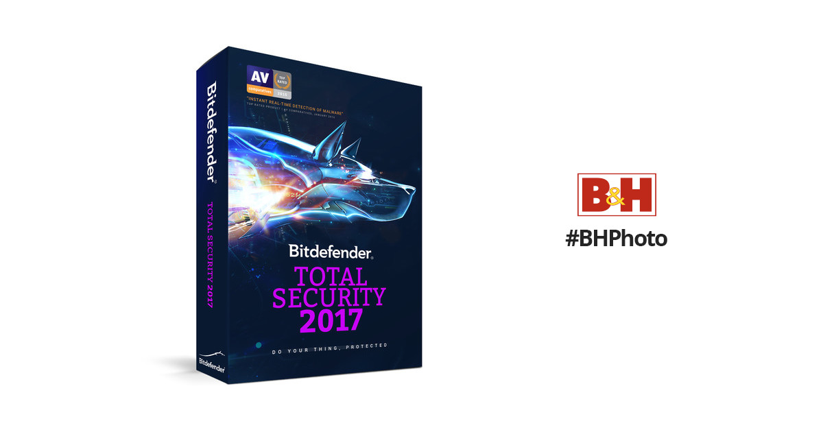 Bitdefender Total Security 2017 CL11912005-EN B&H Photo Video