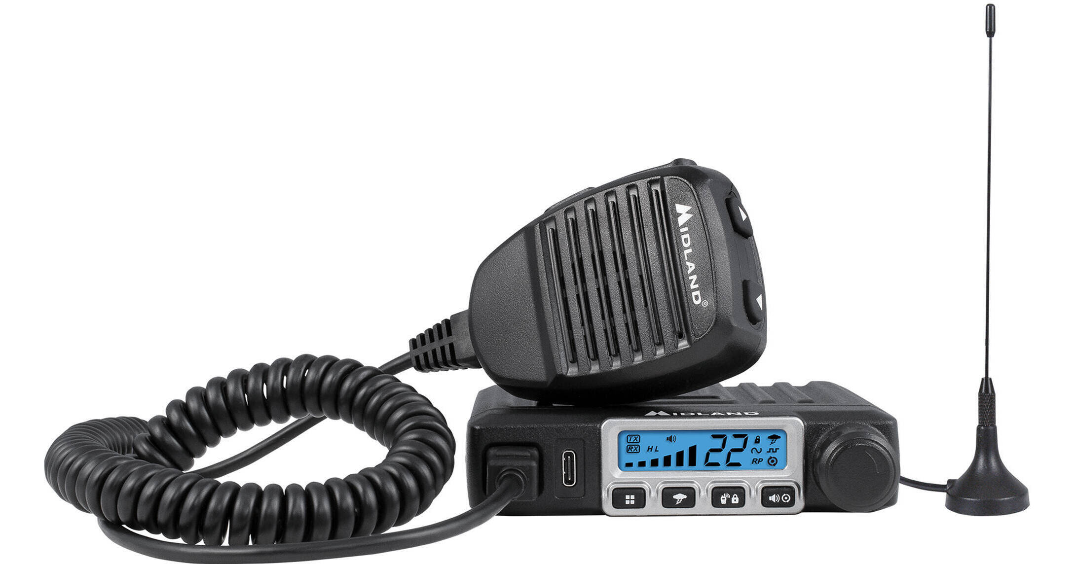 Midland MicroMobile MXT115 15-Channel Two-Way GMRS Radio MXT115