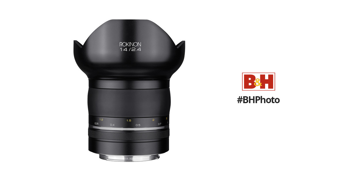Rokinon SP 14mm f/2.4 Lens for Canon EF SP14M-C B&H Photo Video