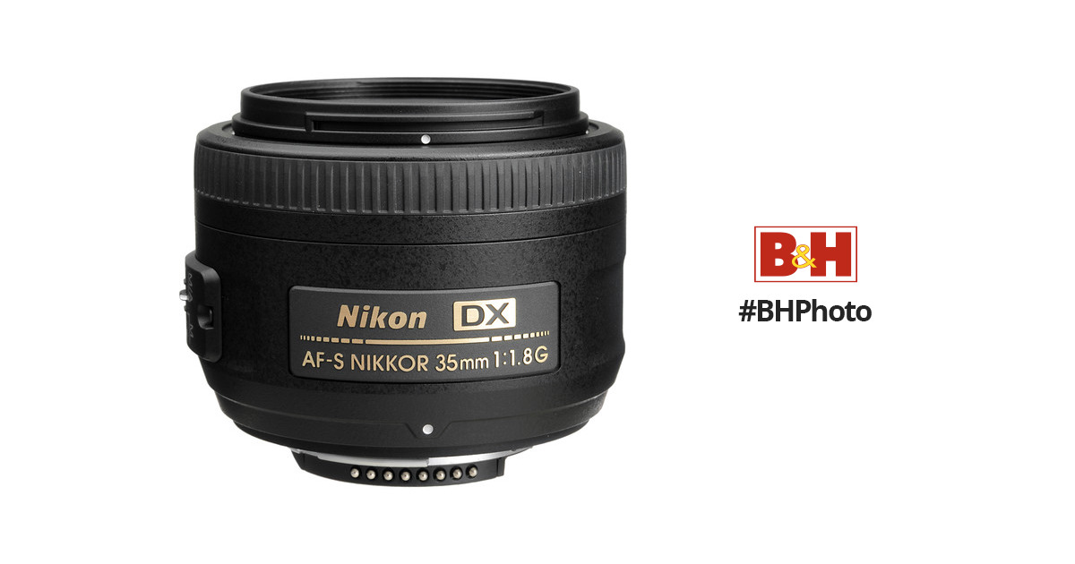 Nikon AF-S DX NIKKOR 35mm f/1.8G Lens (Open Box) 2183 B&H Photo