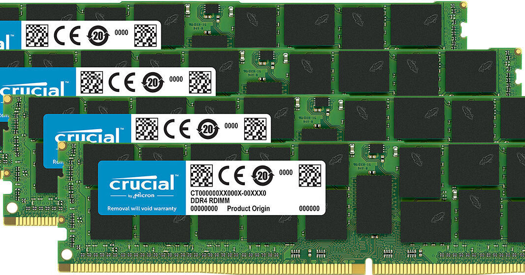 Crucial 256GB DDR4 2666 MT/s LRDIMM Memory Kit CT4K64G4LFQ4266