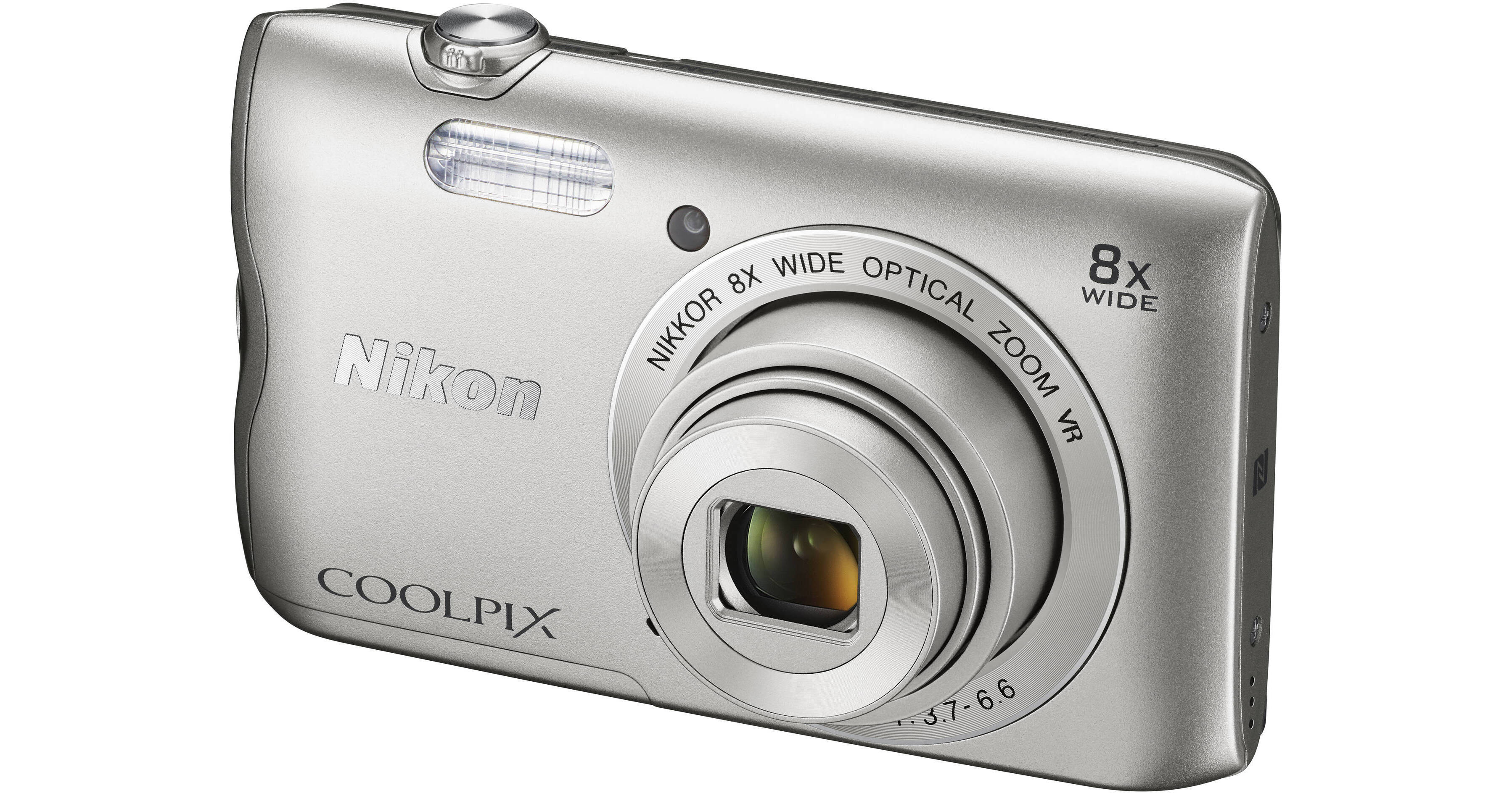 Nikon COOLPIX A300 Digital Camera (Silver) 26519 B&H Photo Video