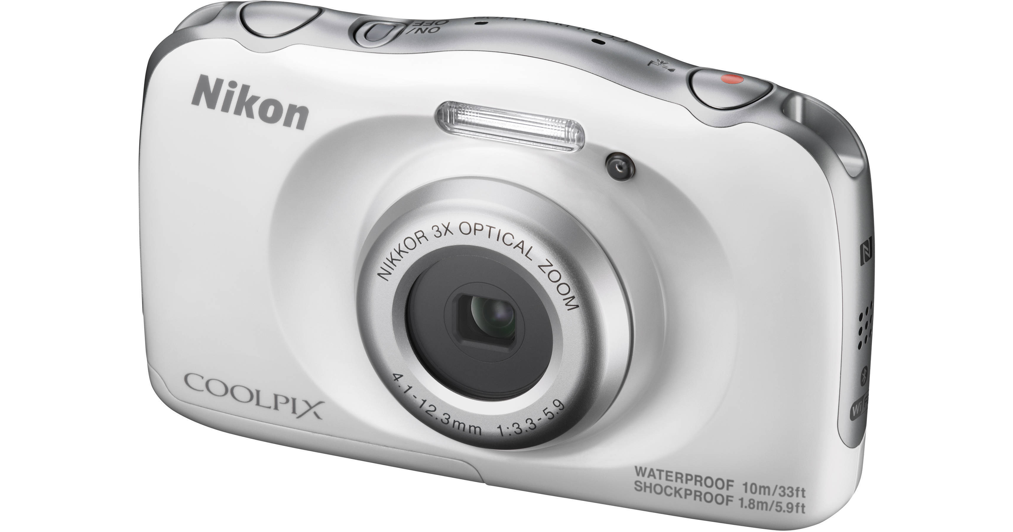 Nikon COOLPIX W100 Digital Camera (White) 26515 B&H Photo Video