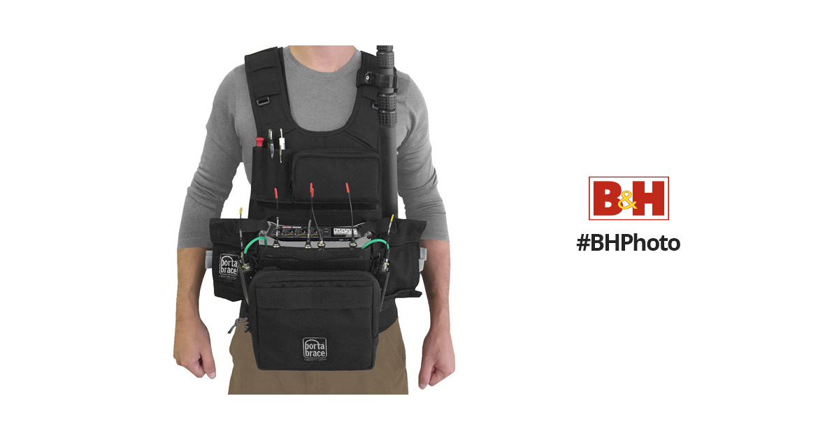 PortaBrace ATV-F4 Audio Tactical Vest for Zoom F4 Portable Recorder