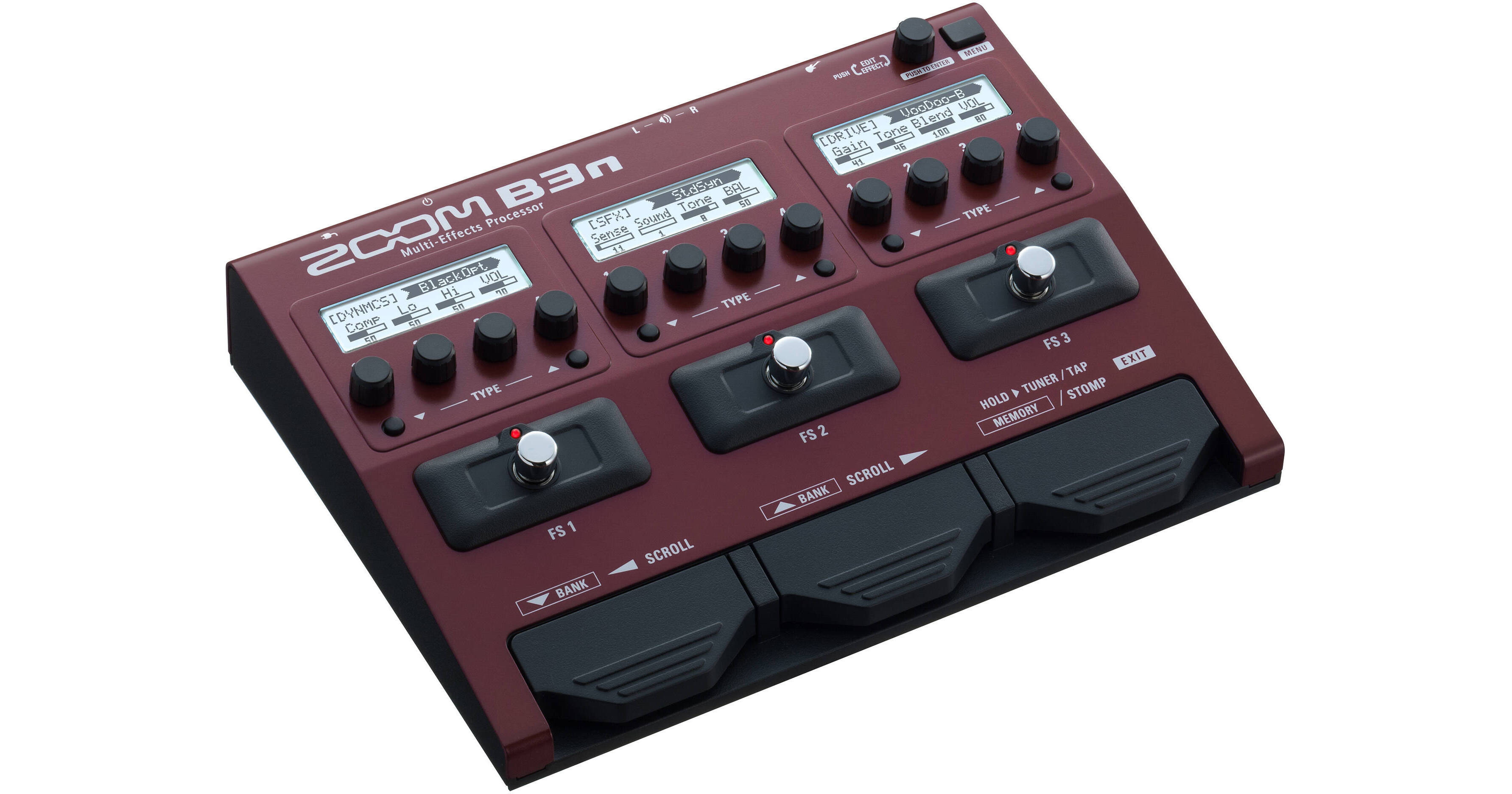 Zoom B3n Multi-Effects Processor for Bassists ZB3N B&H Photo