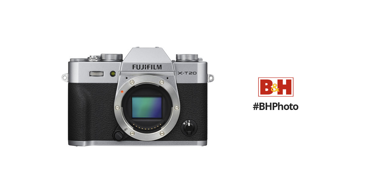FUJIFILM X-T20 Mirrorless Digital Camera 16542359 B&H Photo Video