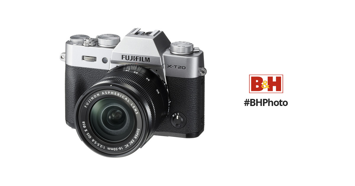 FUJIFILM X-T20 Mirrorless Digital Camera with 16-50mm 16542880