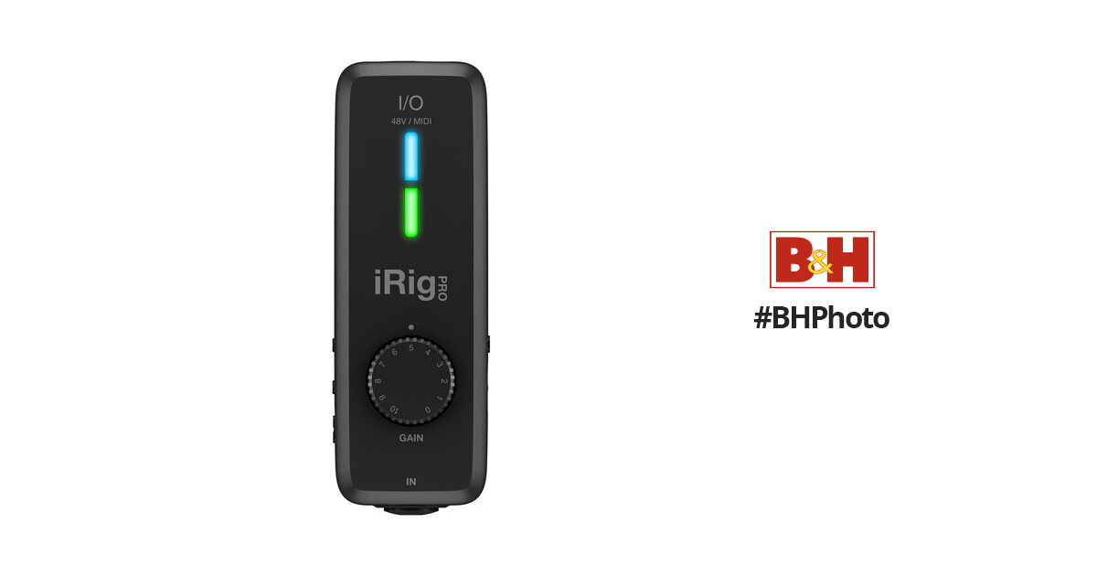 IK Multimedia IRIG-PRO-I/O High Definition Audio Interface With