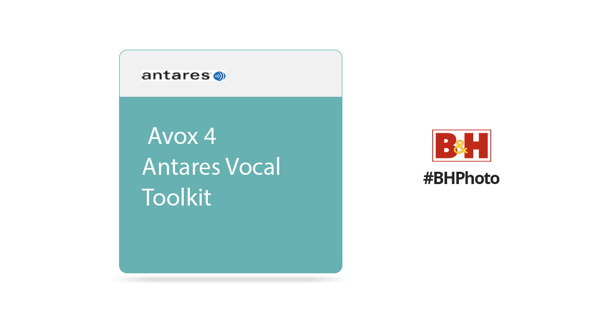 antares avox 4 vocal toolkit plug in bundle