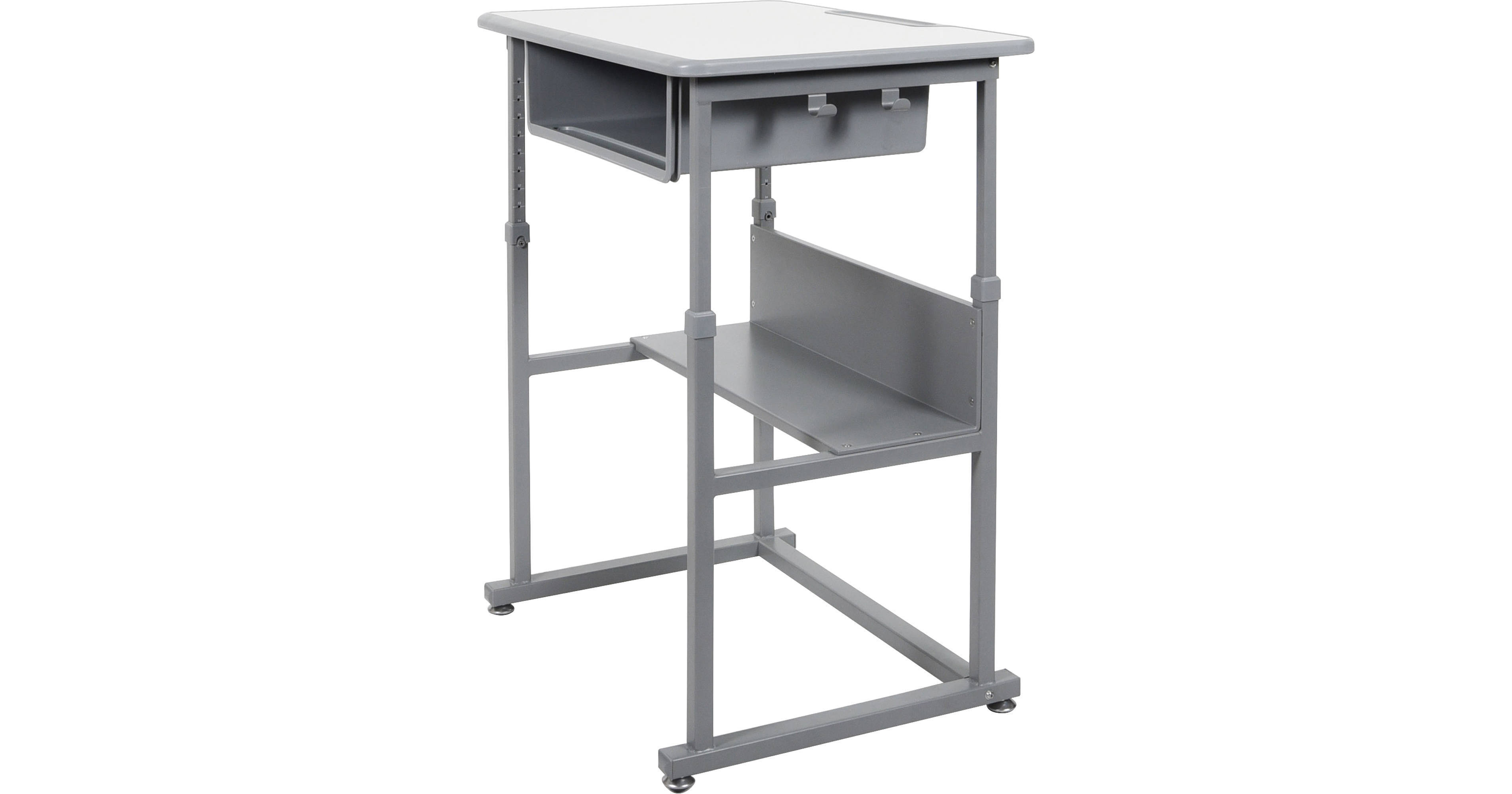 Luxor Manually Adjustable Student Sit/Stand Desk STUDENTM B&H