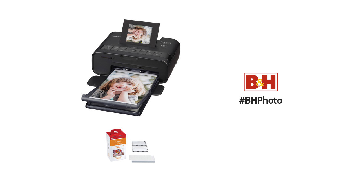 Canon Selphy Cp1200 Wireless Compact Photo Printer With Battery 7385
