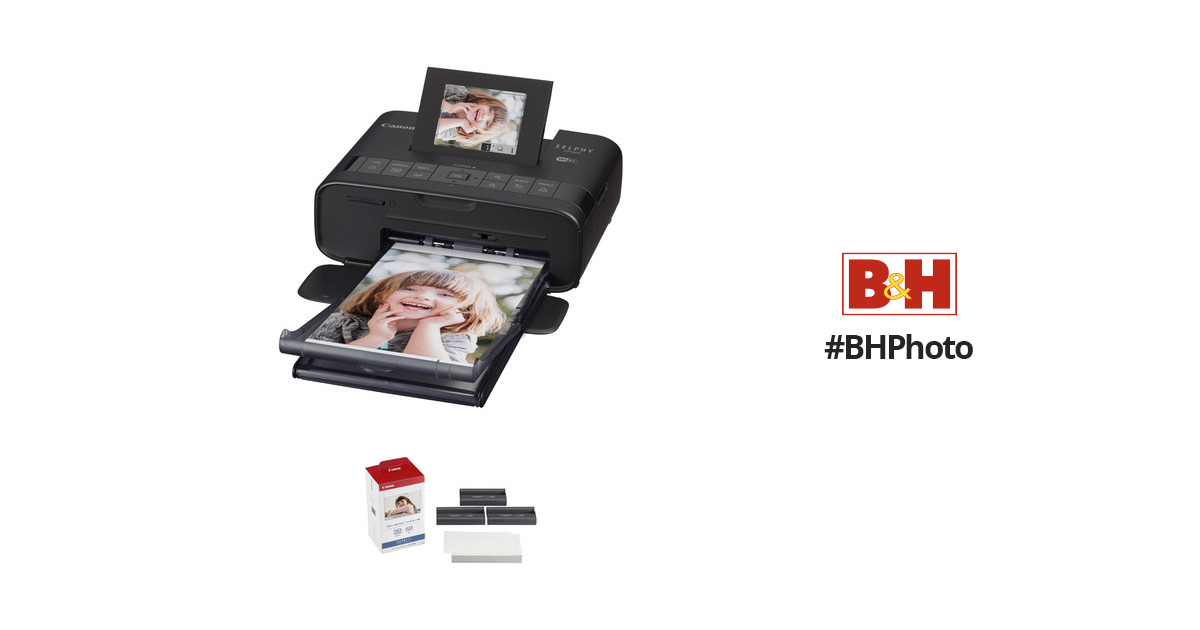 Canon Selphy Cp1200 Wireless Compact Photo Printer With Battery 1254