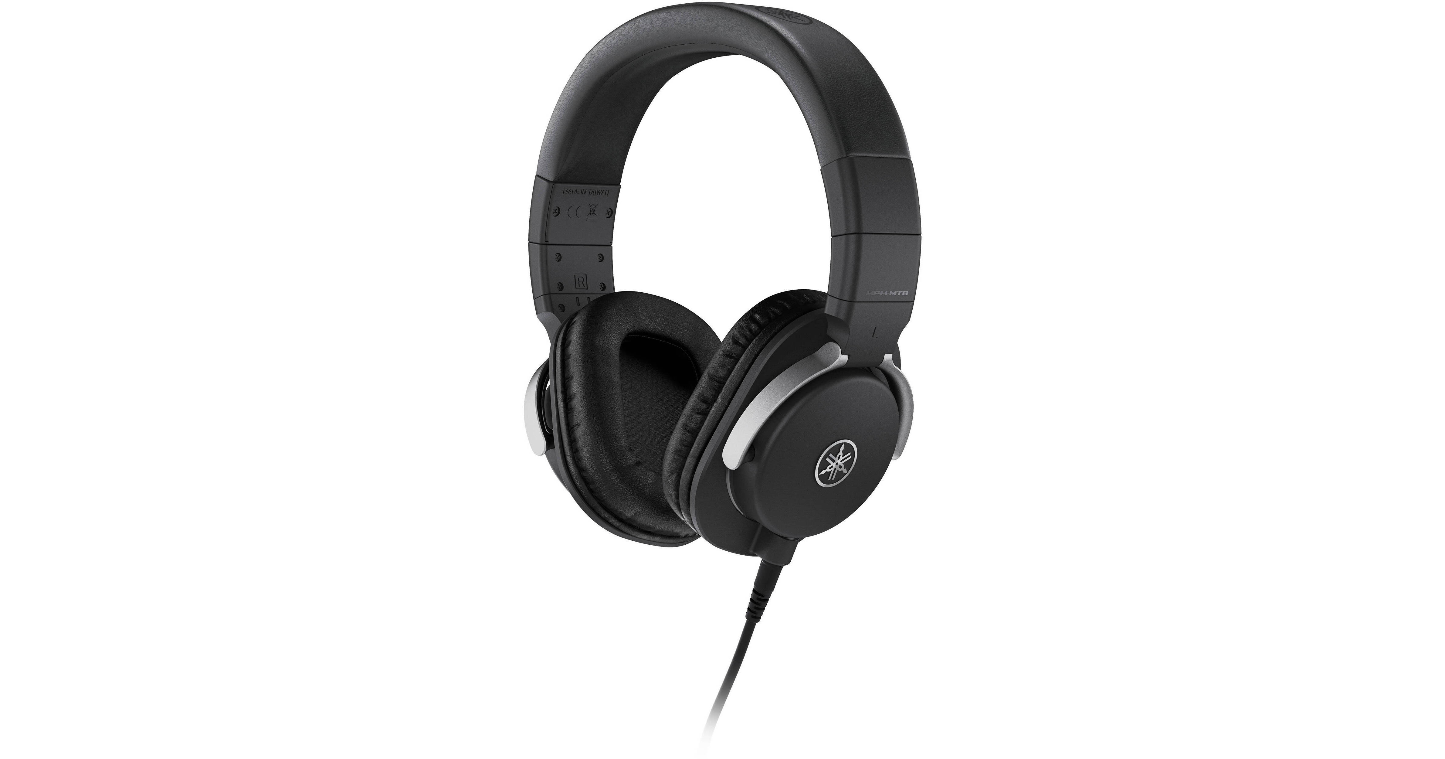 Yamaha HPH-MT8 Studio Monitor Headphones (Black) HPH-MT8 B&H