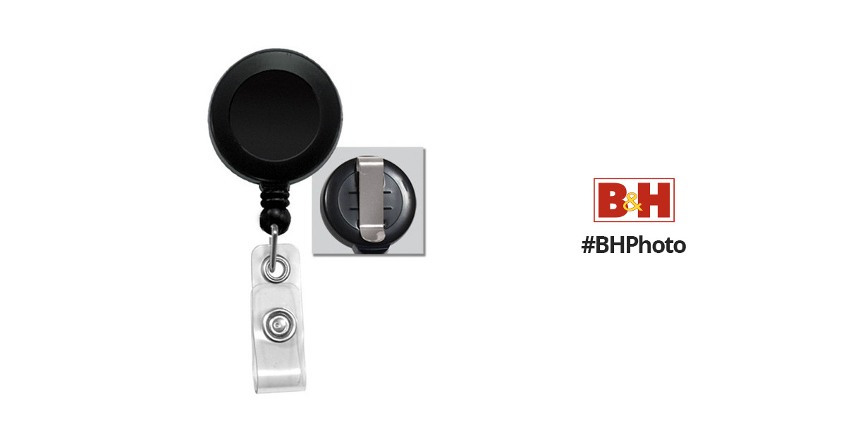 BRADY PEOPLE ID Badge Reel with Clear Vinyl Strap & 2120-3031