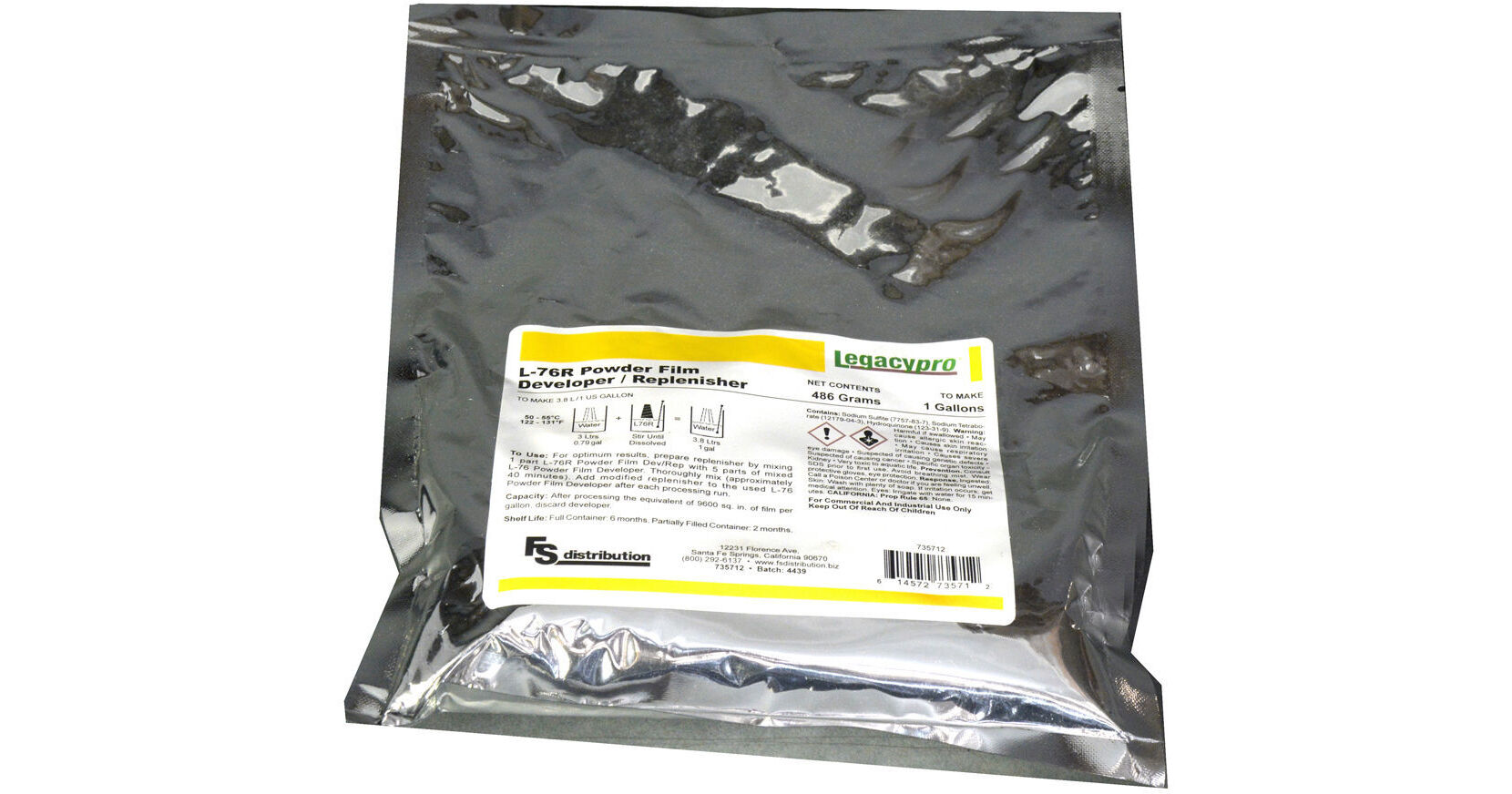 Legacy Pro L76R B&W Film Developer Replenisher 735712 B&H Photo