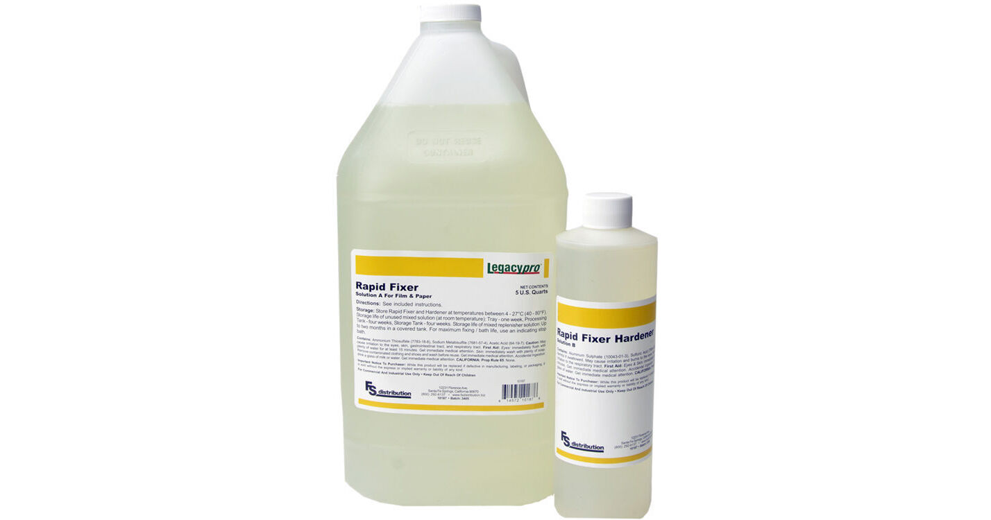Legacy Pro Liquid Rapid Fixer with Hardener for Black & 10187