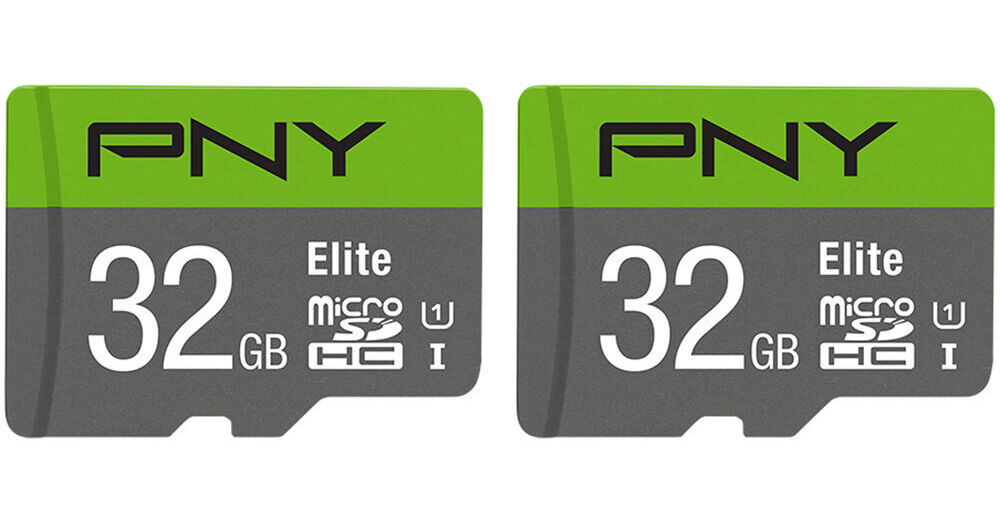 PNY 32GB Elite UHSI microSDHC Memory Card PSDU32X2U185ELGE