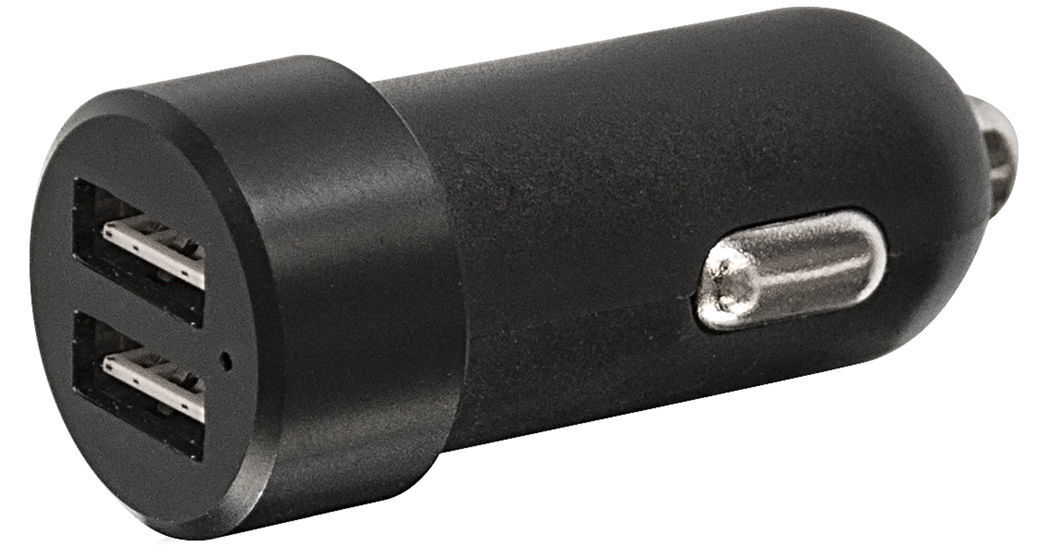 Bracketron EZCharge Dual Pro USB Car Charger 4.8A Silver