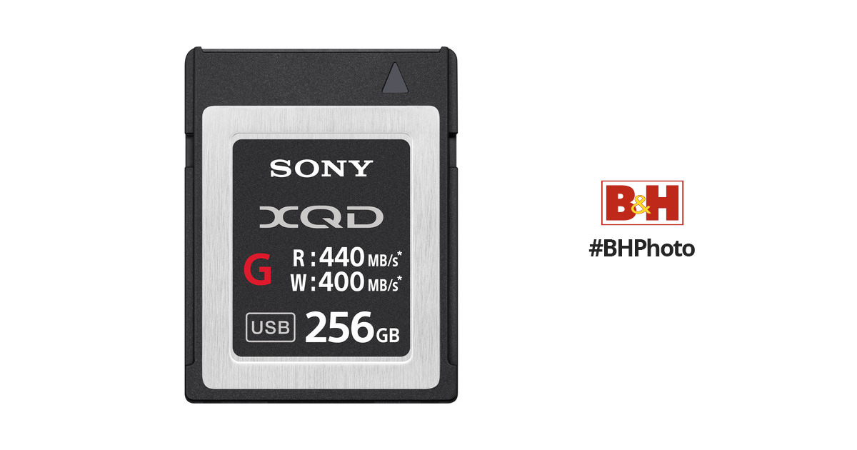Sony 256GB G Series XQD Memory Card QDG256G/J B&H Photo Video