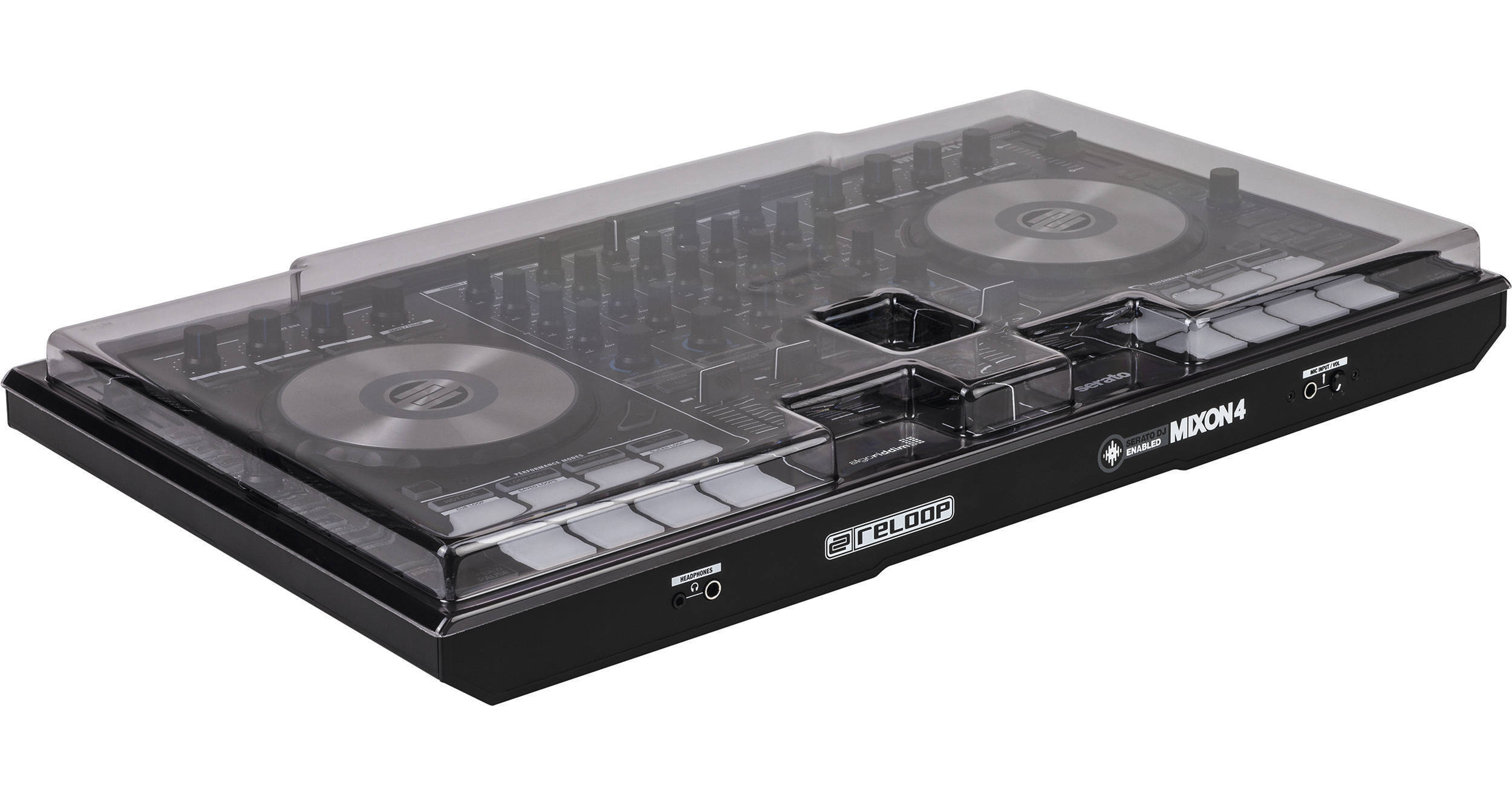 Reloop MIXON 4 Cover by Decksaver (Smoked/Clear) MIXON4COVER