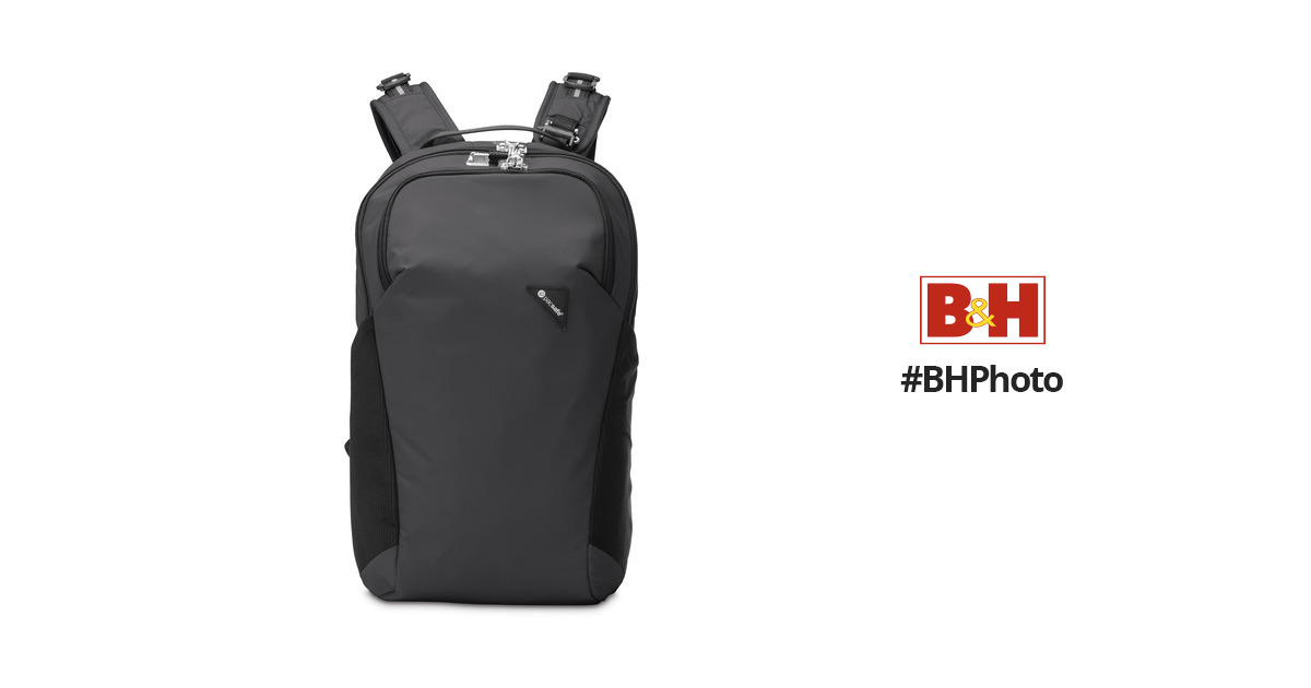 Pacsafe Vibe 20 Anti-Theft 20L Backpack (Black) 60291100 B&H