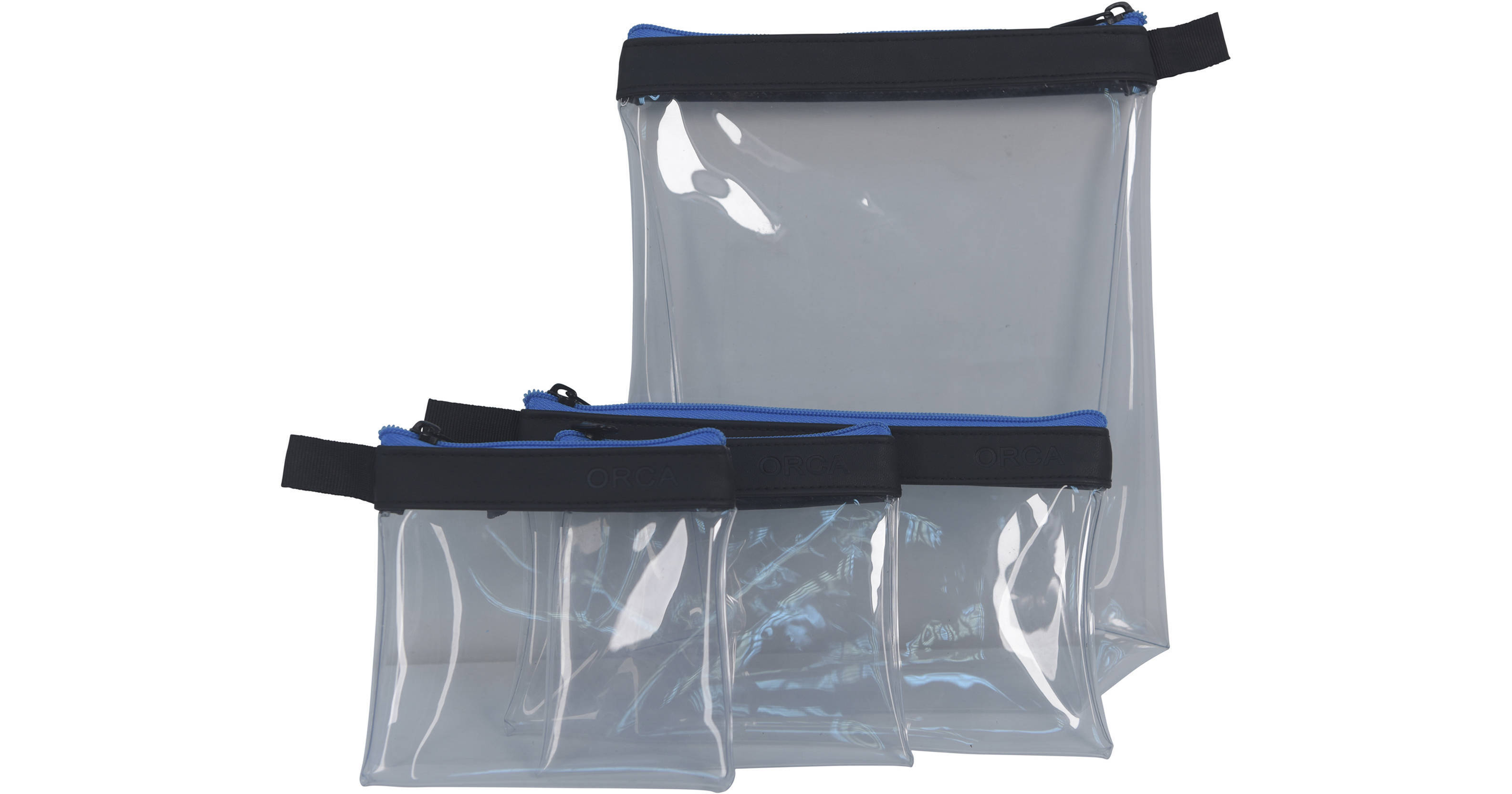 ORCA Transparent Pouch Set for Accessories (4-Pack) – Voice and Video Sales