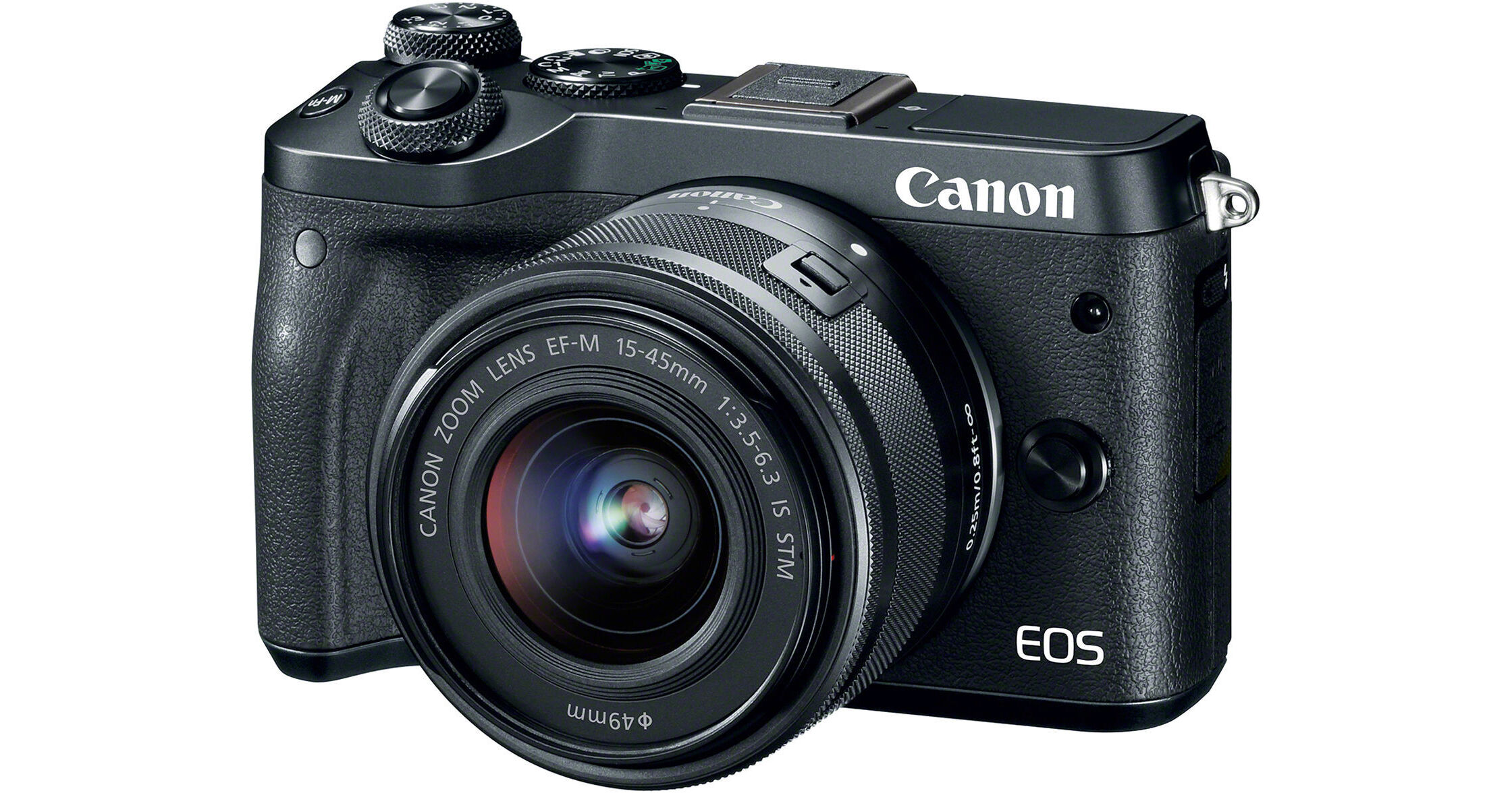 Canon EOS M6 Mirrorless Digital Camera with 15-45mm Lens