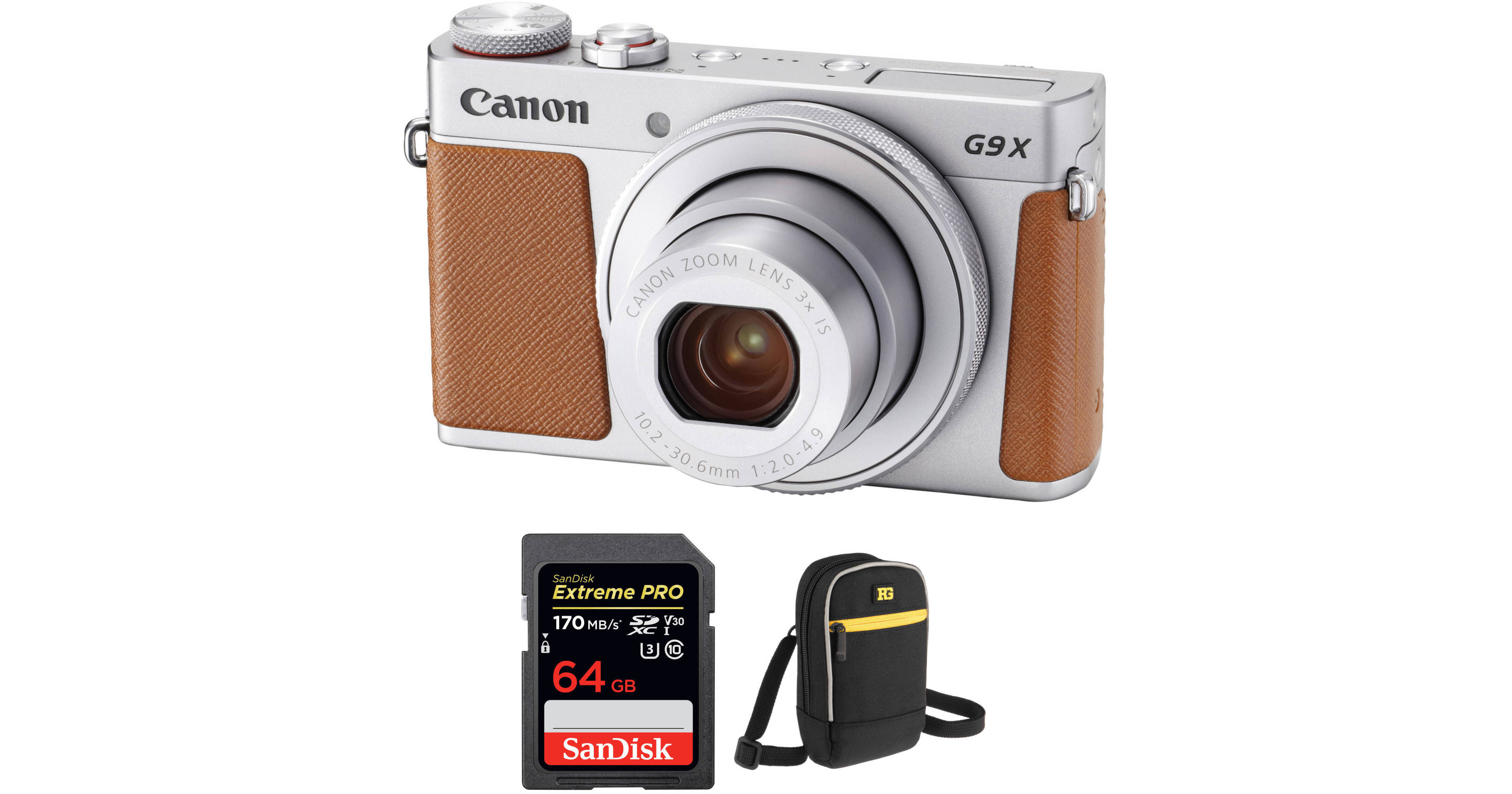 Canon PowerShot G9 X Mark II Digital Camera with Accessory Kit