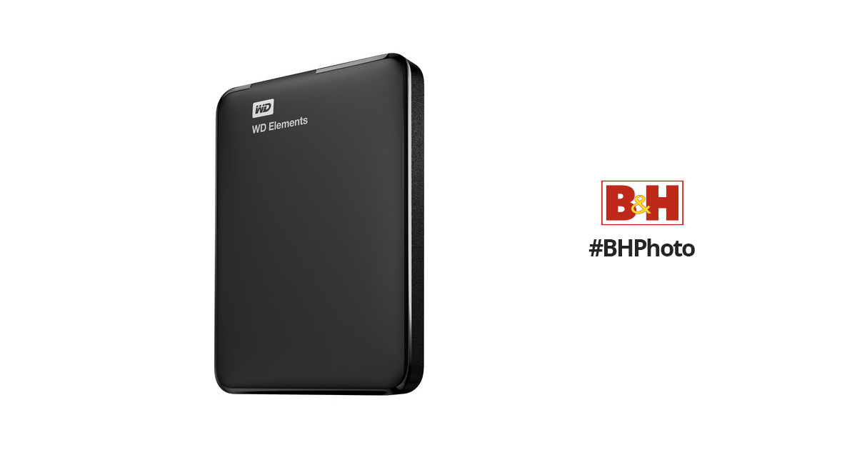  WD 2TB Elements Portable External Hard Drive HDD, USB