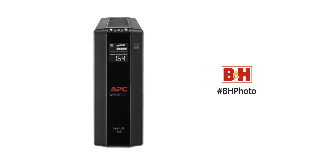 APC UPS 1500VA UPS Battery Backup and Surge Protector, BX1500M Backup  Battery Power Supply, AVR, Dataline Protection
