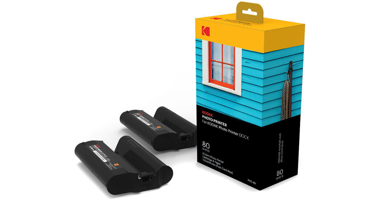 Kodak Photo Paper for Photo Printer Dock (Pack of 80) PHC80 B&H