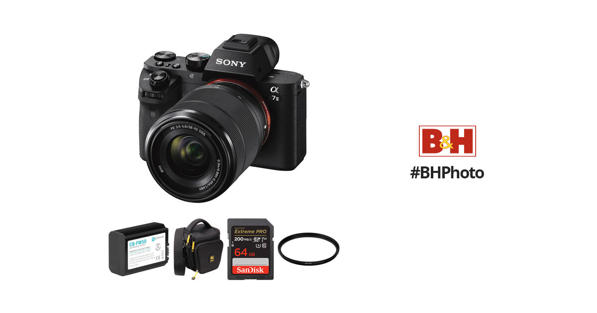 Sony Alpha a7 ii Mirrorless Digital Camera with 28-70mm SLR