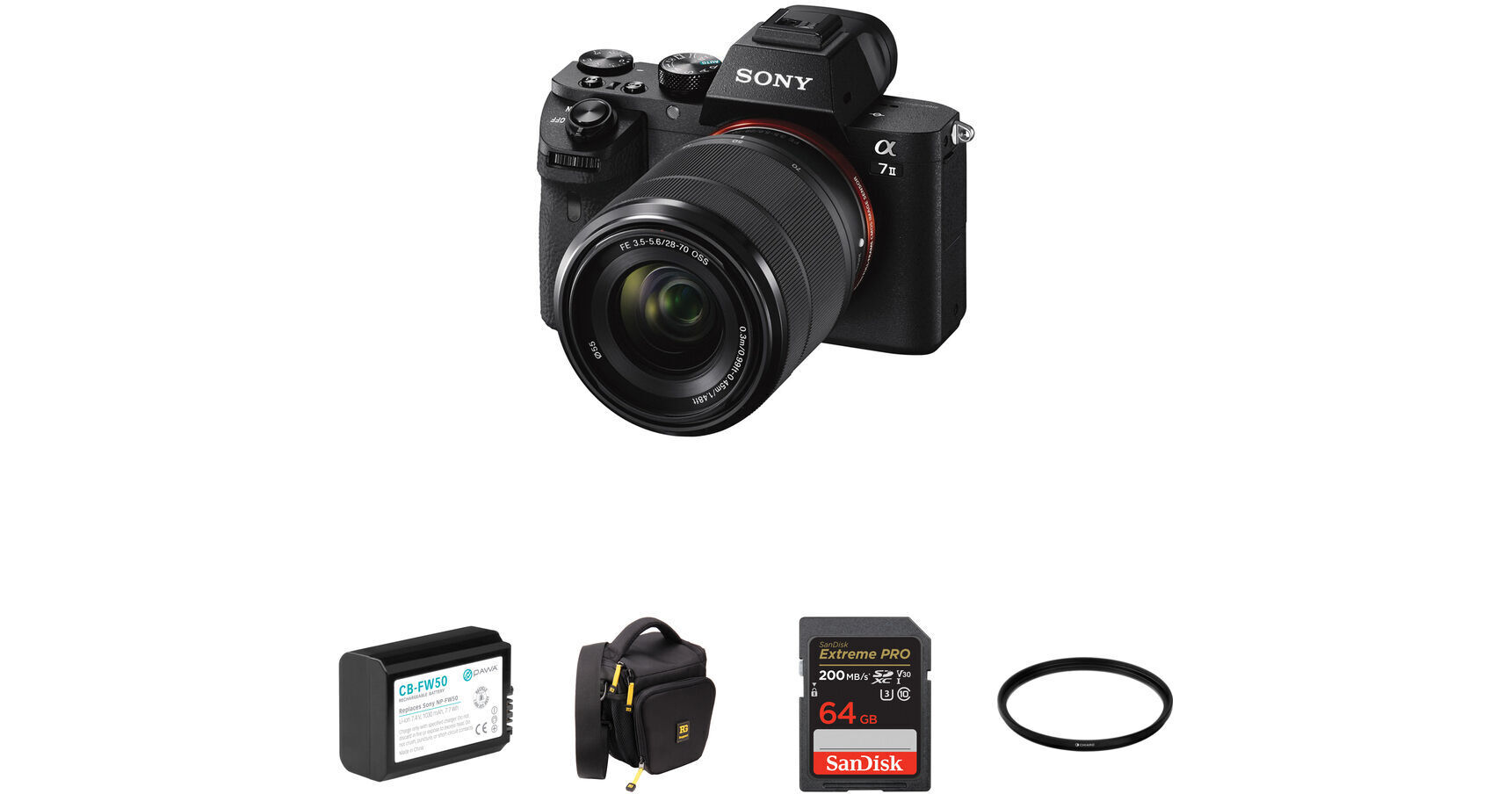 Sony Alpha a7 ii Mirrorless Digital Camera with 28-70mm SLR