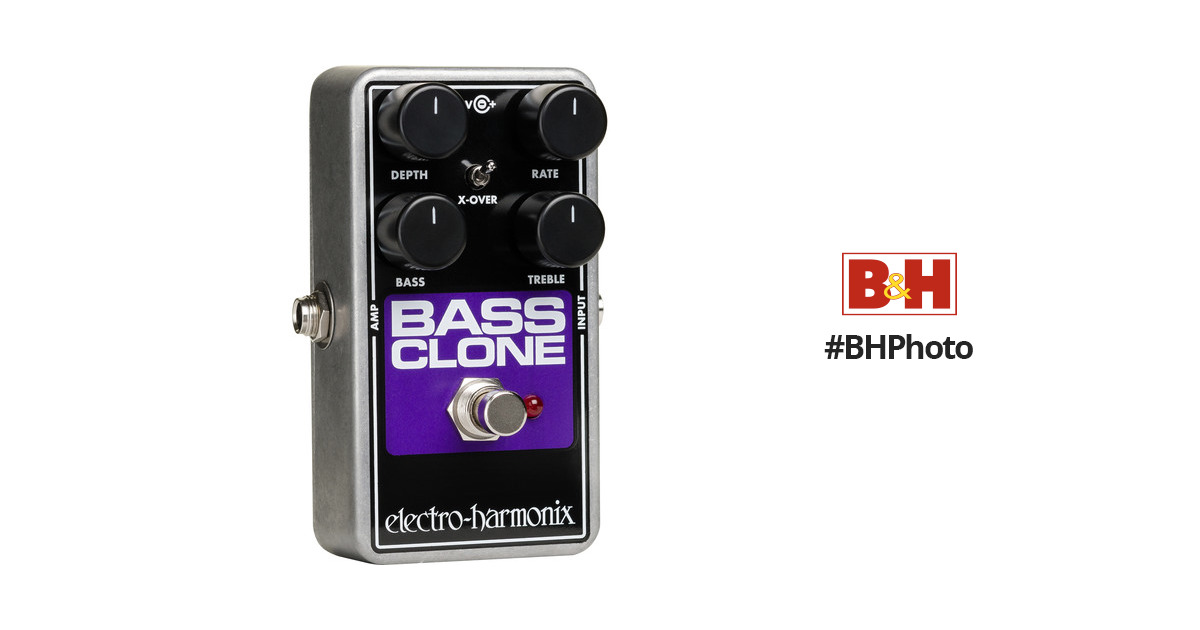 Electro-Harmonix Bass Clone Analog Chorus Pedal BASS CLONE B&H